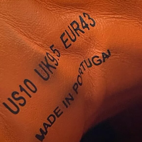 Greats Brooklyn Fuku Low White Orange Leather Sneakers Lace up Men's Size 10 US - Picture 7 of 12